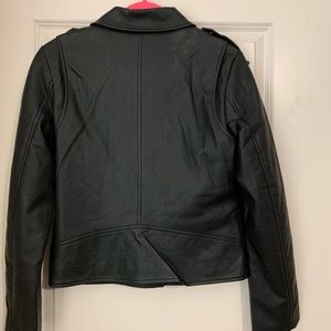 Black Faux Leather Jacket